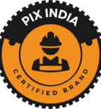 black white orange minimalist engine tools logo design